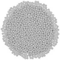 Посипка кондитерська рисова перламутрова кругла срібна d=2мм 500г