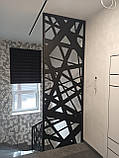 Поручні та перегородка з лазерною різзю під замовлення в будь-якому дизайні, фото 6