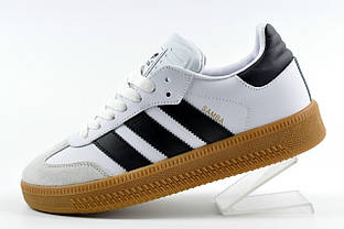 Кросівки Adidas Samba на високій підошві білі