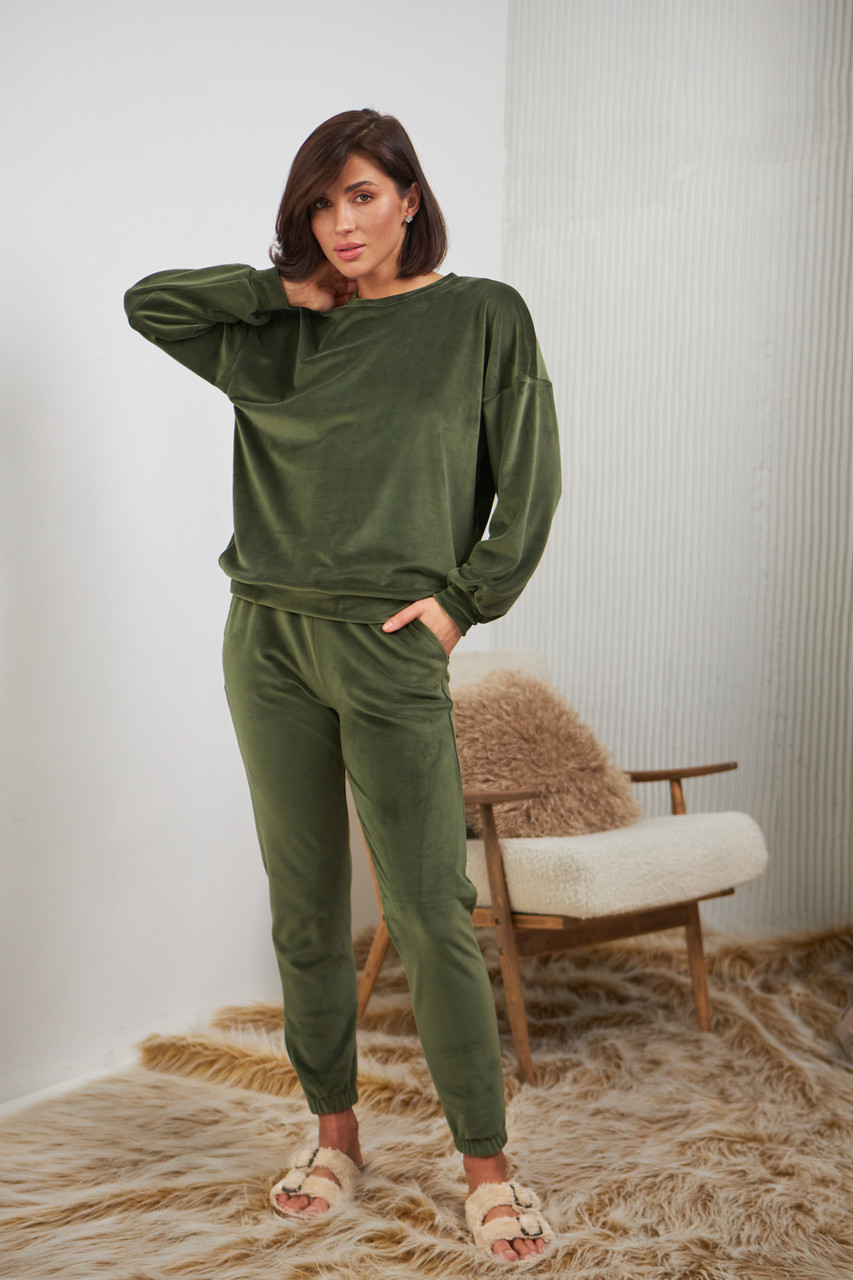Домашній костюм кофта+штани 0332/333 Barwa Garments