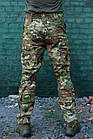 Штани тактичні Грифон Мультикам ріпстоп з резинкою під коліном, чоловічі камуфляжні штани, фото 4