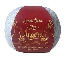 Avanti Yarn ANGORA 50 (Аванті Ярн Ангора 50) № F50 блакитний (Пряжа ангора, нитки для в'язання)