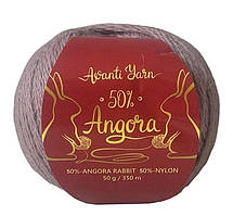 Avanti Yarn ANGORA 50 (Аванті Ярн Ангора 50) № F14 (Пряжа ангора, нитки для в'язання)