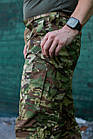 Штани тактичні Грифон Мультикам ріпстоп з резинкою під коліном, чоловічі камуфляжні штани, фото 8