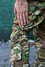 Штани тактичні Грифон Мультикам ріпстоп з резинкою під коліном, чоловічі камуфляжні штани, фото 9