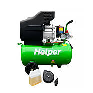 Компресор масляний 24л 1.8 кВт 215 л/хв Helper HPAC-24L, фото 3