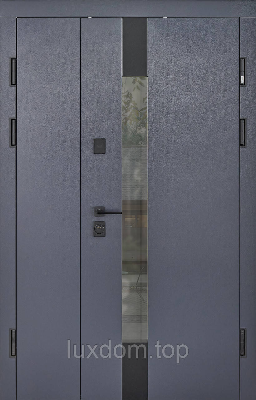 Полуторні двері з терморозривом модель Tower комплектація Termix 1200 ABWEHR (527), фото 1