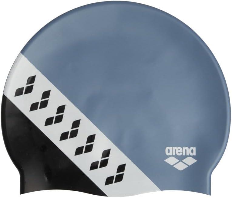 Шапочка для плавання Arena Icons Team Stripe Cap (001463-135) Grey/Black, фото 1