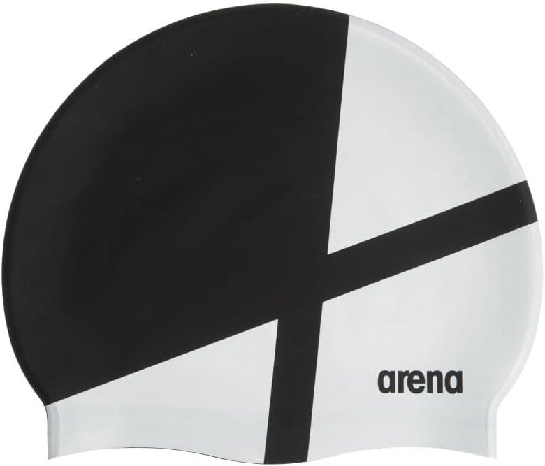 Шапочка для плавання Arena Icons Team Stripe Cap (001463-125) White/Black, фото 1