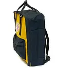 Рюкзак Fjallraven Kanken Classic ЖЕЛТО-СИНІЙ, фото 3
