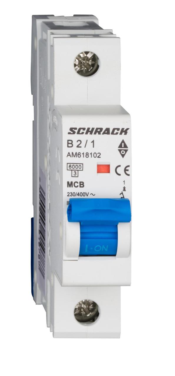 Авт. вимк. AMPARO B 2А 1P 6кА