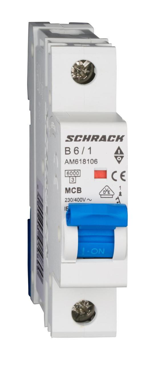 Авт. вимк. AMPARO B 6А 1P 6кА