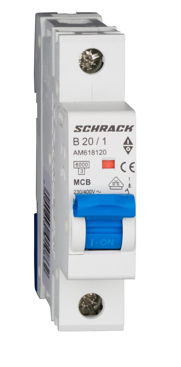 Авт. вимк. AMPARO В 20А 1P 6кА