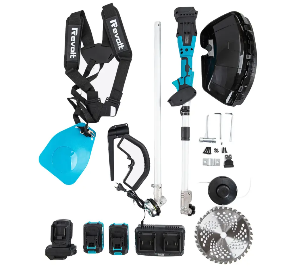 Тример акумуляторний Revolt BBC 40/2 BL, фото 1