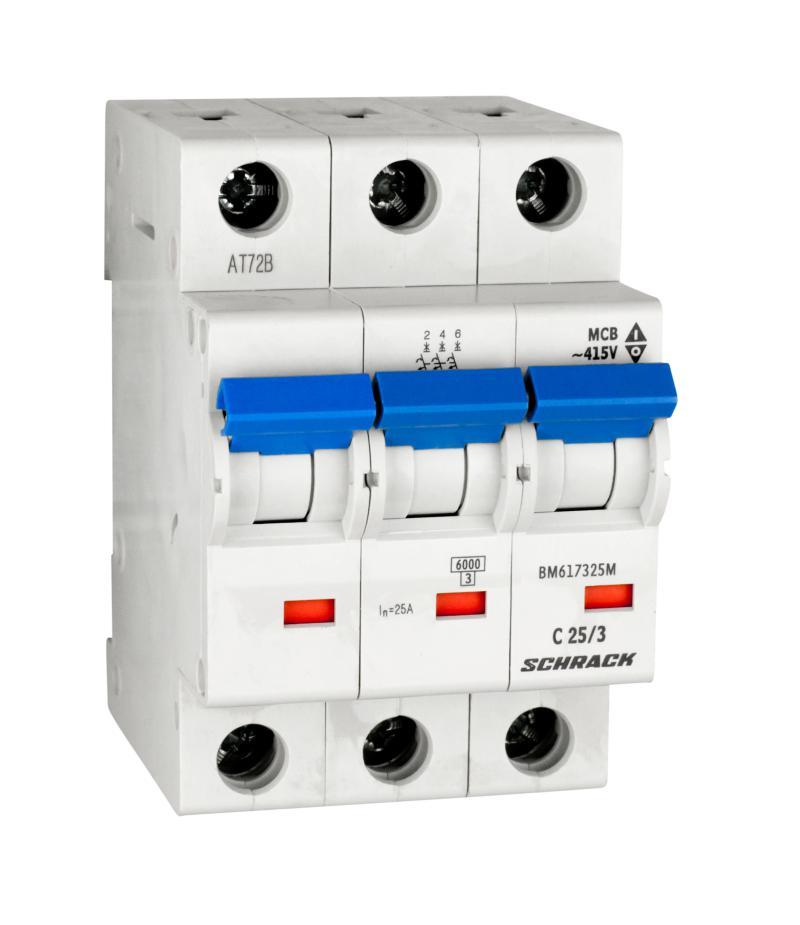 Авт. вимк. C 25А 3P 6кА, ME