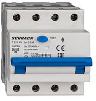 Диф. авт. AMPARO С25А 3P+N 6кА 30мА, тип А