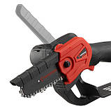 Міні-пилка ланцюгова акумуляторна 20 В, шина 10 см, 4 м/с, літій-іон, 2.0 Ач, ЗП 2А, STORM INTERTOOL WT-9109, фото 2