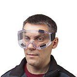 Окуляри захисні прозорі закритого типу, матеріал лінз полікарбонат, оптичний клас 2 INTERTOOL SP-0078 mst, фото 4