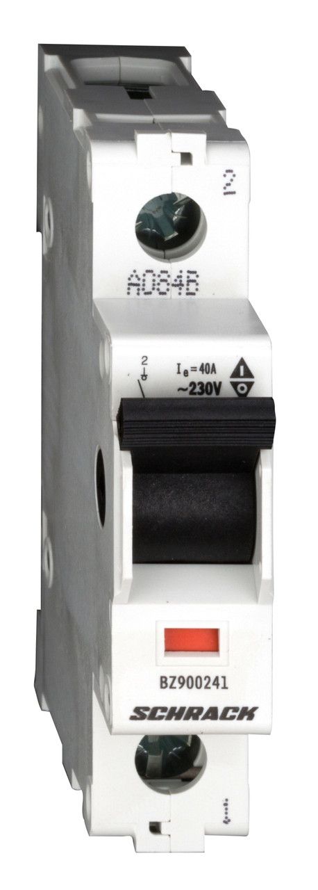Головний вимикач навантаження, 1пол, 40А.