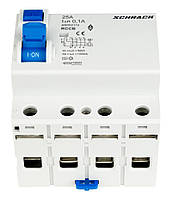 Уст-во зах. вимкнути. AMPARO 25А 4P 10кА 100мА, тип АС