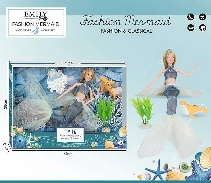 Лялька Emily "Русалочка" (висота 30 см, фігурка морського мешканця, в коробці) QJ 137 D, фото 1
