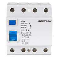 Уст-во зах. вимкнути. AMPARO 40А 4P 10кА 30мА, тип A