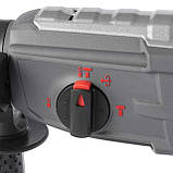 Перфоратор 1000 Вт, 3.5 Дж, 0-1300 об/хв., 0-5100 уд./хв., 3 режими, SDS plus, знімний швидкозатискний патрон pwtl, фото 2