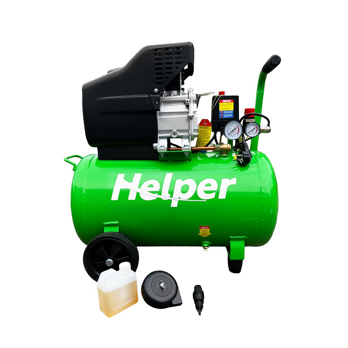 Компресор масляний 50л Helper HPAC50L 2.2 кВт, фото 1