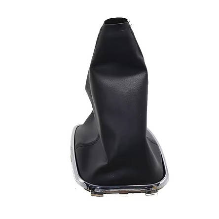 VW Golf IV 98-05 чохол ручки перемикання передач + рамка ХРОМ, фото 1