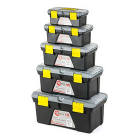 Комплект ящиків для інструменту, 5 од., 10"/12"/14"/16,5"/18,5" INTERTOOL BX-0305 pwtl