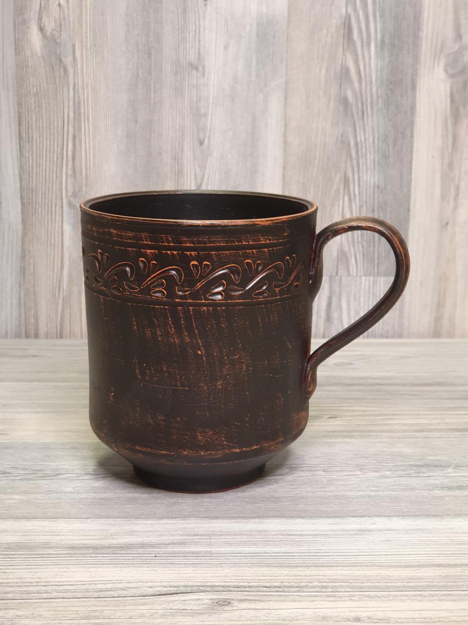 Келих: чашка велика глиняний (з червоної глини), 1 л.