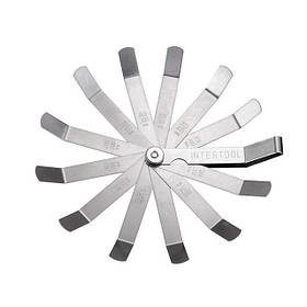 Комплект щупів зігнутих 0.203-0,660 мм, 12 шт INTERTOOL AT-0005 pwtl