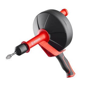 Інструмент для чищення труб, трос 6 мм * 4 м INTERTOOL HP-1010 Пристрій для прочищення труб pwtl