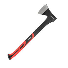Сокира 1000 г, ручка з фібергласу INTERTOOL HT-0263 Сокира сталь