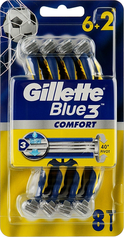 Станок для гоління Gillette Blue 3 Comfort 8 шт