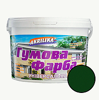 Фарба гумова Akrilika, зелена, 11 л