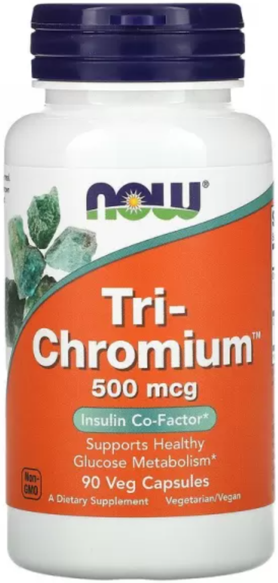 Хром NOW Tri-Chromium 500 млг 90 капс