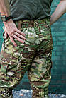 Штани тактичні Грифон Мультикам ріпстоп з резинкою під коліном, чоловічі камуфляжні штани, фото 10