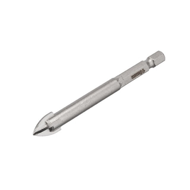 Свердло по склу та кераміці 10 мм HEX 1/4'' (6.35 mm) INTERTOOL SD-0290 pwt pwt
