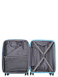 Валіза мала S поліпропілен синя 55х38х24(+5)см/47л/2.8кг/Worldline 287, фото 8