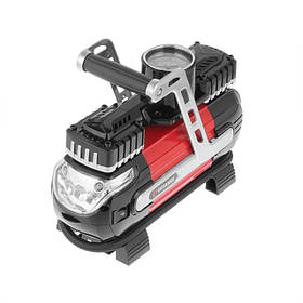 Автомобільний компресор, Два циліндр 30 мм INTERTOOL AC-0003,Компресор автомобільний 12В,Два циліндра 30 мм INTERTOOL AC-0003