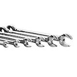 Набір ключів комбінованих з храповим механізмом 11 од., 8-19 мм, Cr-V; PROF DIN3113 INTERTOOL XT-1304 mg, фото 5