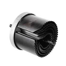 Набір корончатих свердлів по гіпсокартону, 26-63мм, 7 шт. INTERTOOL BT-0022