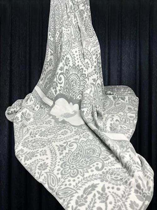 Плед BELIZZA "Sal Gray" 200х220см greenpharm, Євро, фото 1