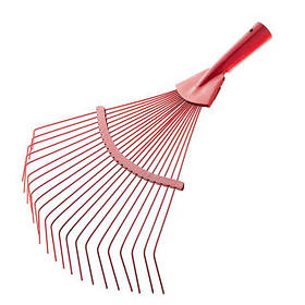 Граблі віялові посилені, 22 круглих прутки INTERTOOL FT-3003