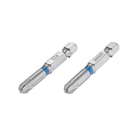 Комплект вируткових насадок PZ3 1/4" * 50 мм, S2, уп. 2 од., STORM INTERTOOL VT-0216