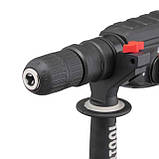 Перфоратор 1000 Вт, 3.2 Дж, 0-1300 об/хв., 0-5100 уд./хв., 3 режими, знімний швидкозатискний патрон INTERTOOL, фото 10
