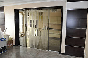 СКЛЯНІ РОЗСУВНІ ДВЕРІ з малюнком