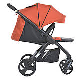 Коляска прогулянкова дитяча EL CAMINO DYNAMIC PRO ME 1053-3 Redwood Помаранчева, фото 9