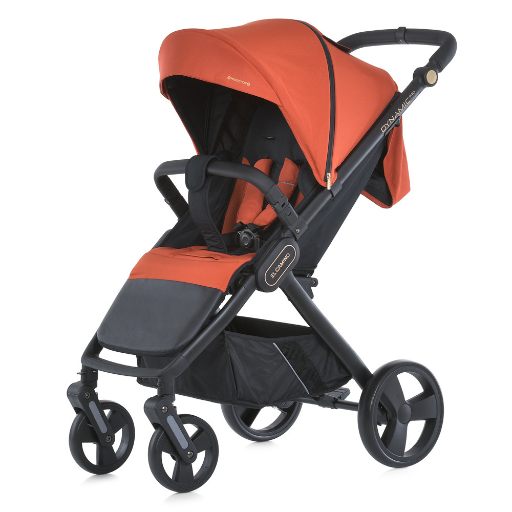 Коляска прогулянкова дитяча EL CAMINO DYNAMIC PRO ME 1053-3 Redwood Помаранчева
